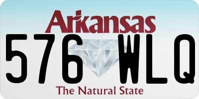 AR license plate 576WLQ
