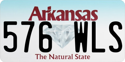 AR license plate 576WLS