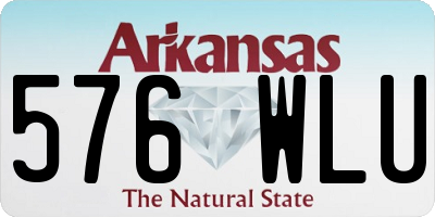 AR license plate 576WLU