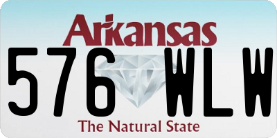 AR license plate 576WLW