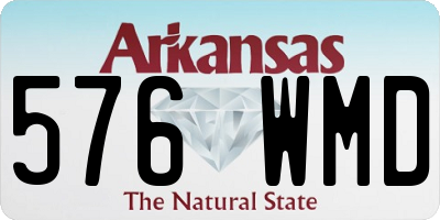 AR license plate 576WMD