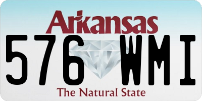 AR license plate 576WMI