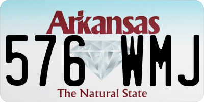 AR license plate 576WMJ