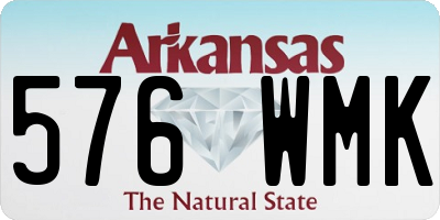 AR license plate 576WMK
