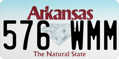 AR license plate 576WMM