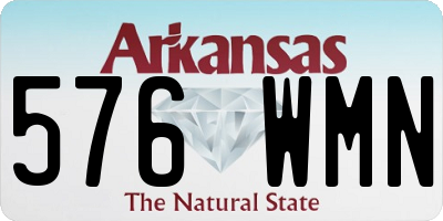AR license plate 576WMN