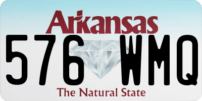 AR license plate 576WMQ