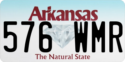 AR license plate 576WMR