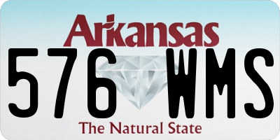 AR license plate 576WMS