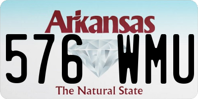 AR license plate 576WMU
