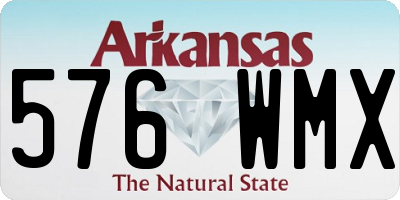 AR license plate 576WMX