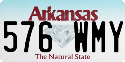 AR license plate 576WMY