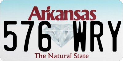 AR license plate 576WRY