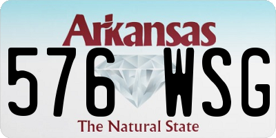 AR license plate 576WSG