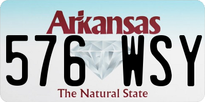 AR license plate 576WSY