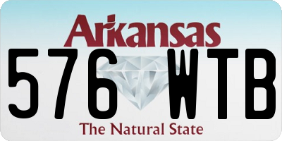 AR license plate 576WTB