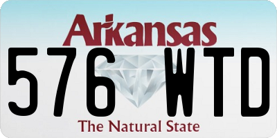 AR license plate 576WTD