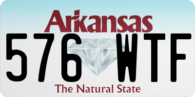 AR license plate 576WTF