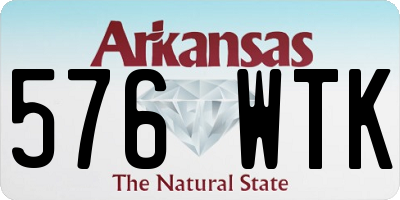 AR license plate 576WTK
