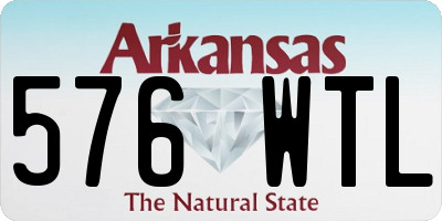 AR license plate 576WTL