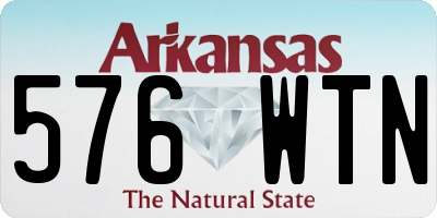 AR license plate 576WTN