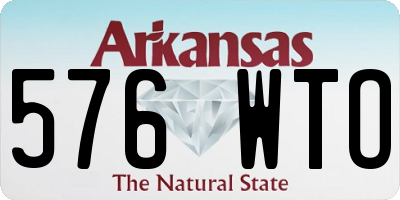 AR license plate 576WTO