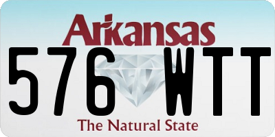 AR license plate 576WTT