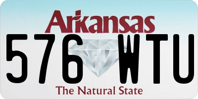 AR license plate 576WTU