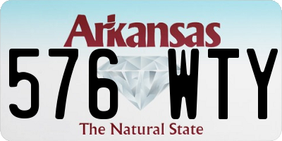 AR license plate 576WTY
