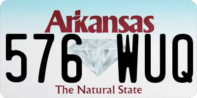 AR license plate 576WUQ