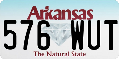 AR license plate 576WUT