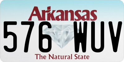 AR license plate 576WUV