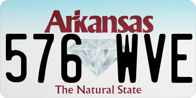 AR license plate 576WVE