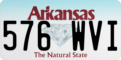 AR license plate 576WVI