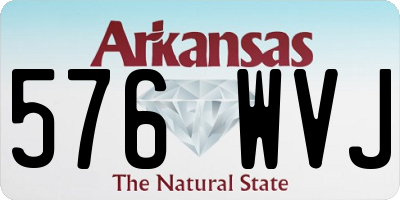 AR license plate 576WVJ