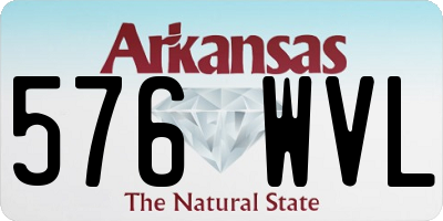 AR license plate 576WVL