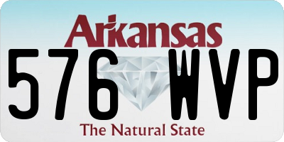 AR license plate 576WVP