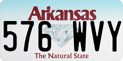 AR license plate 576WVY