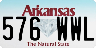 AR license plate 576WWL