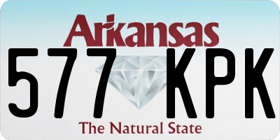 AR license plate 577KPK