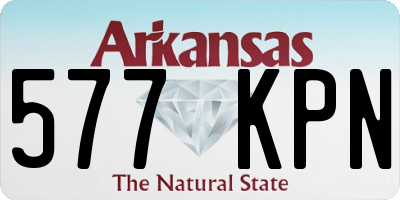 AR license plate 577KPN