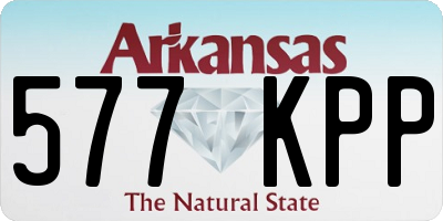 AR license plate 577KPP