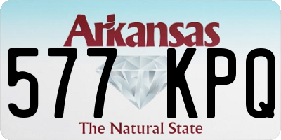 AR license plate 577KPQ