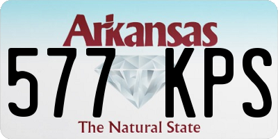 AR license plate 577KPS