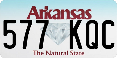 AR license plate 577KQC