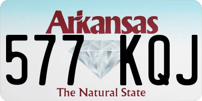 AR license plate 577KQJ