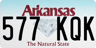 AR license plate 577KQK