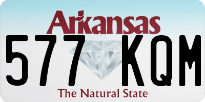 AR license plate 577KQM