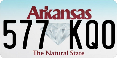 AR license plate 577KQO