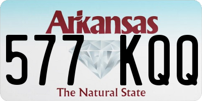 AR license plate 577KQQ